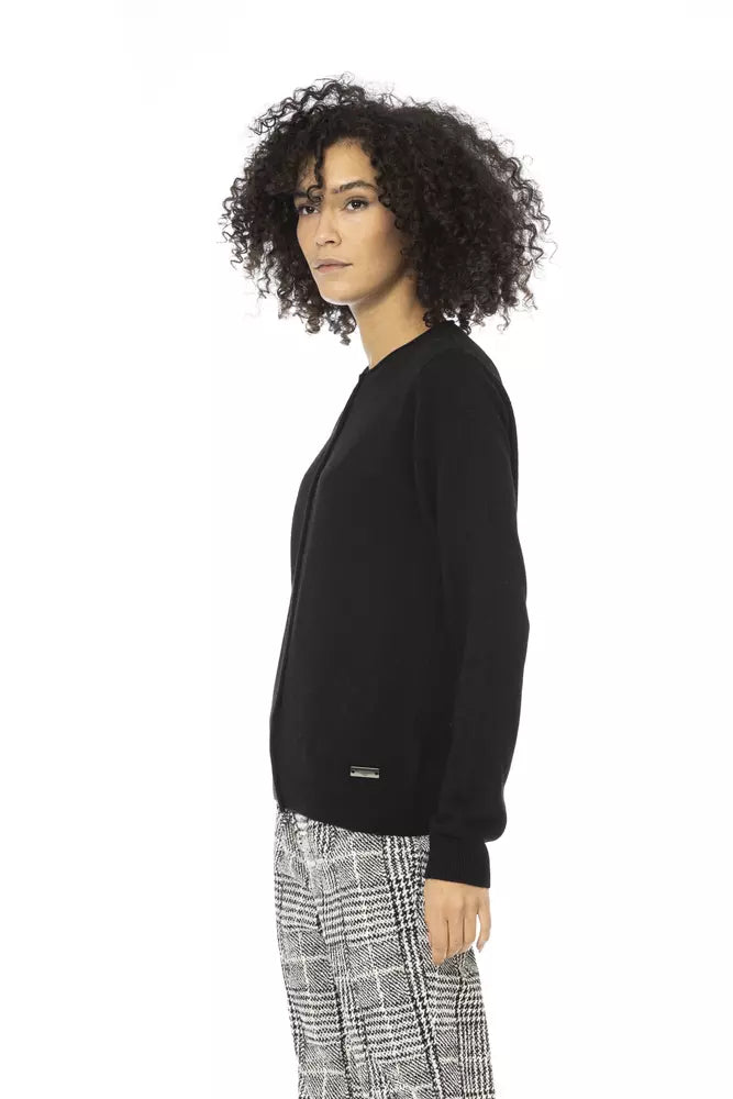 Baldinini Trend Black Wool Women Sweater