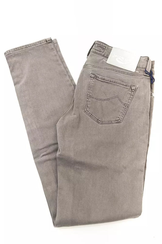 Jeans da donna Jacob Cohen in modal grigio