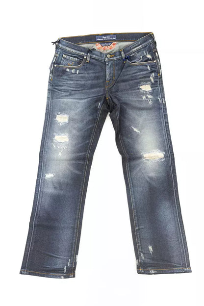 Jeans da donna in cotone blu Jacob Cohen