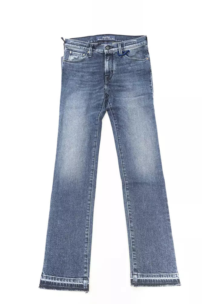 Jeans aderenti da donna in cotone blu Jacob Cohen