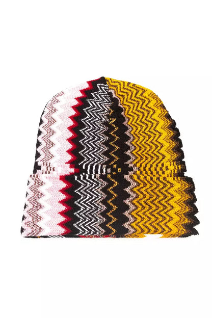 Cappello da donna in lana multicolore Missoni