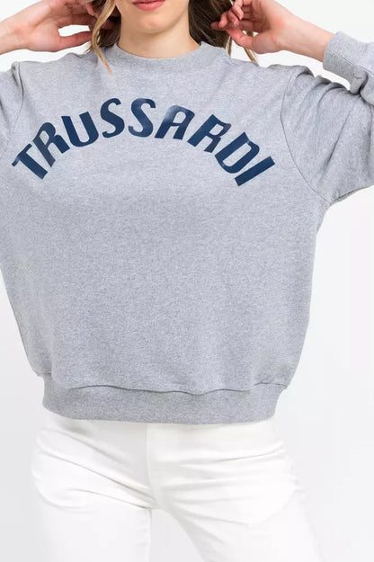 Толстовка большого размера Trussardi Elevated Casual Chic