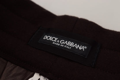 Потрясающие аутентичные коричневые брюки-джоггеры Dolce &amp; Gabbana