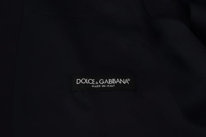 Dolce &amp; Gabbana Элегантный темно-синий деловой жилет