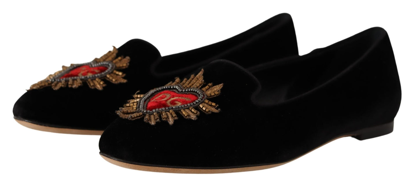 Dolce &amp; Gabbana Scarpe basse eleganti in pelle verniciata