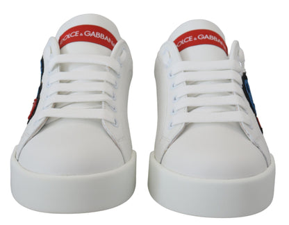 Dolce &amp; Gabbana Sneakers Portofino bianche scintillanti