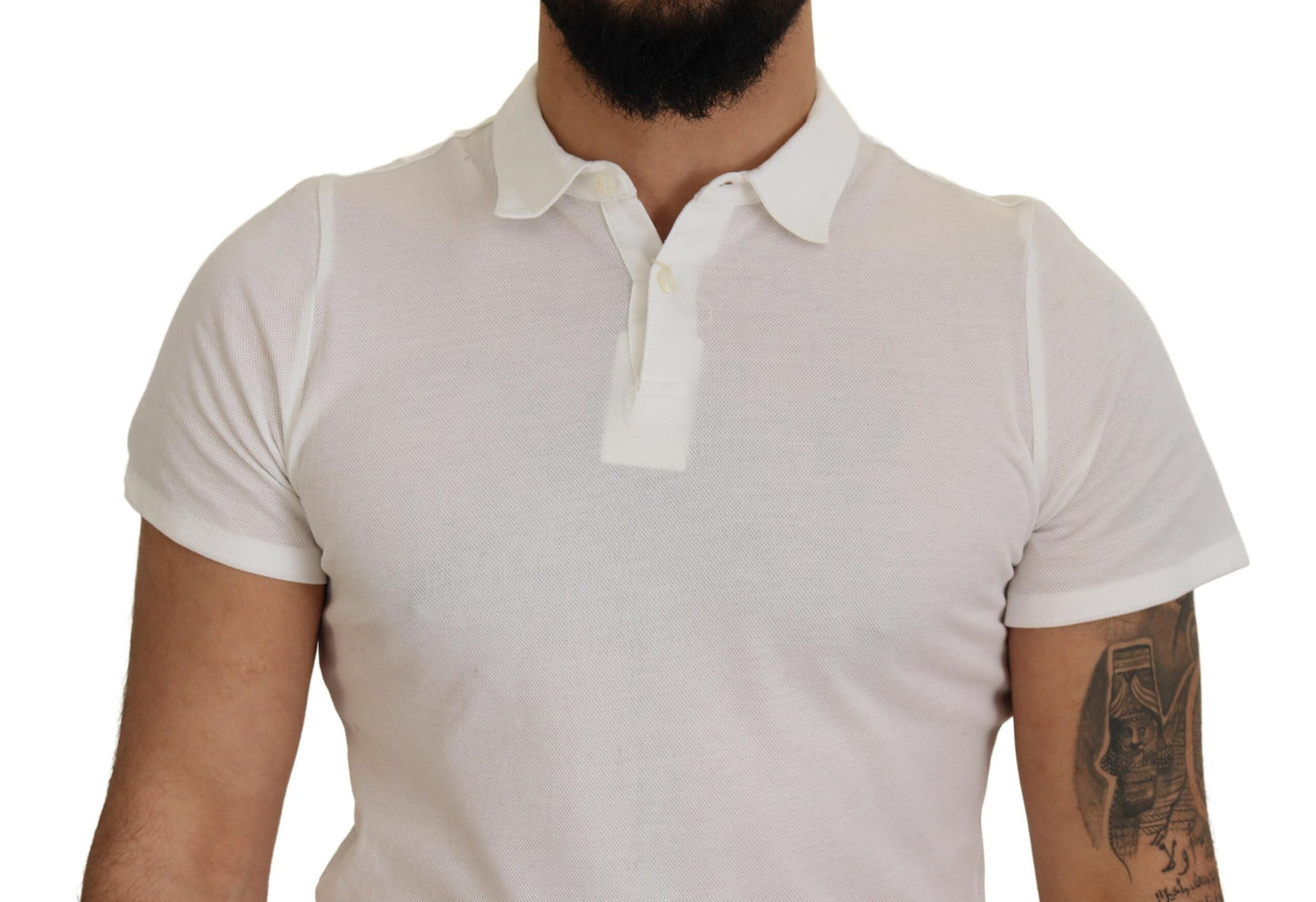 FRADI Polo Elegante in Cotone Bianco