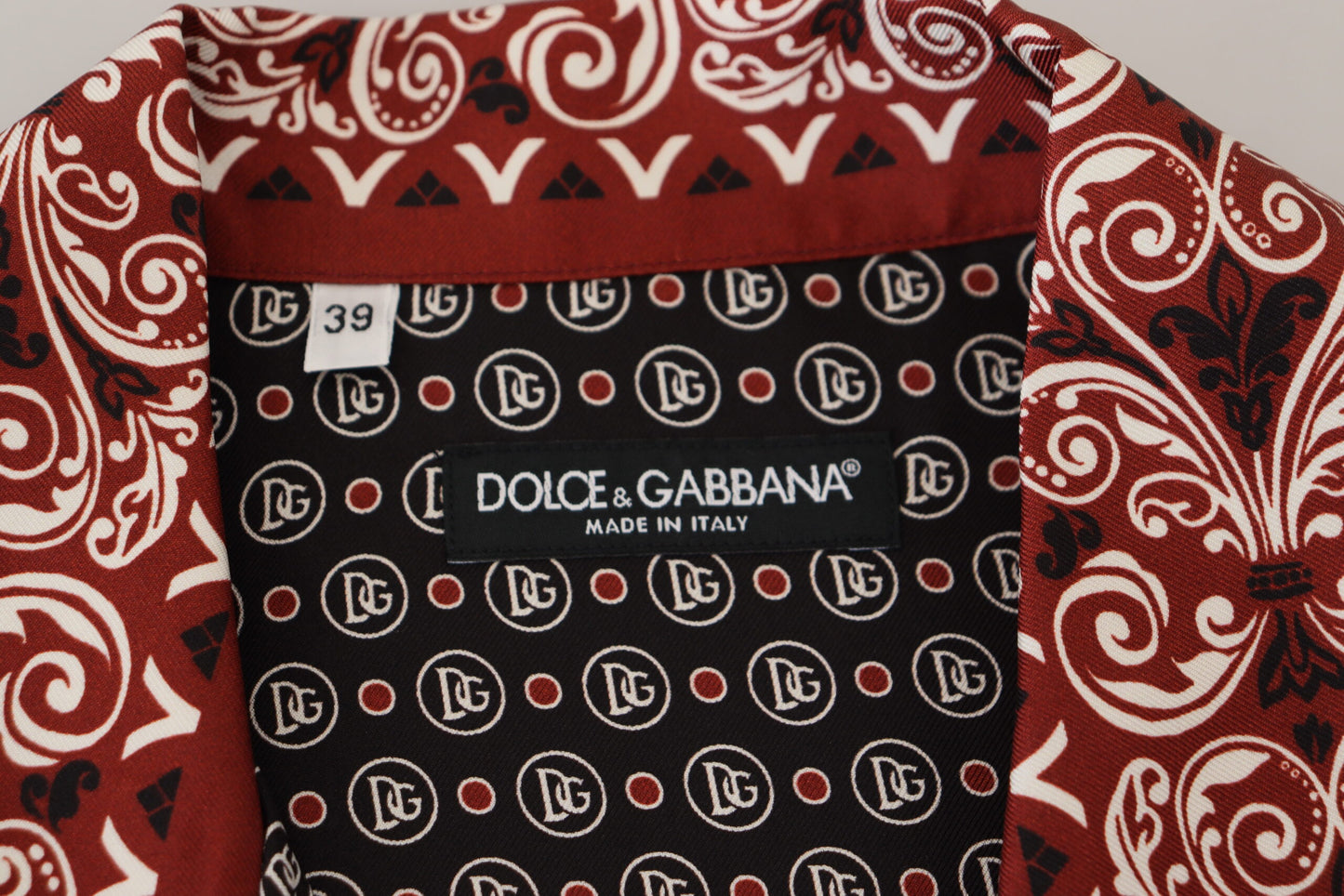 Dolce &amp; Gabbana Элегантная разноцветная шелковая повседневная рубашка