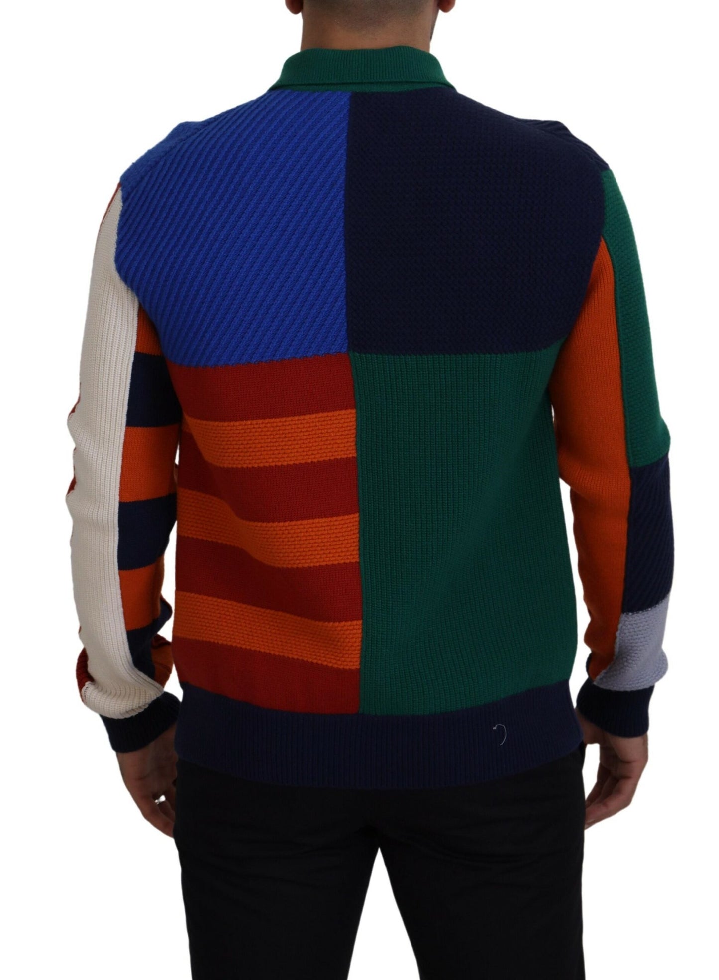 Maglione pullover Dolce &amp; Gabbana a righe multicolori