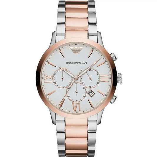 Orologio Emporio Armani elegante bicolore da uomo