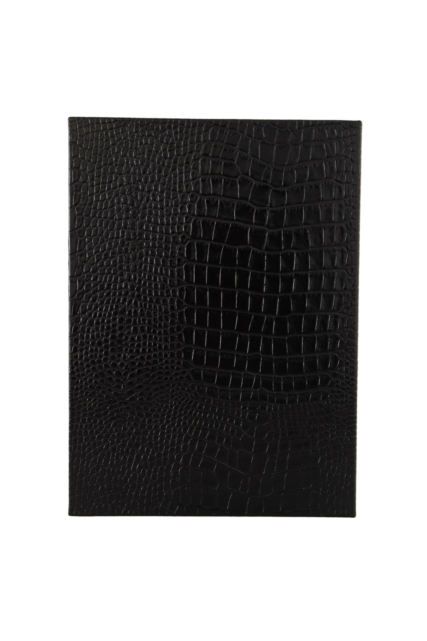 Dolce & Gabbana Elegant Black Leather Catalogue Case