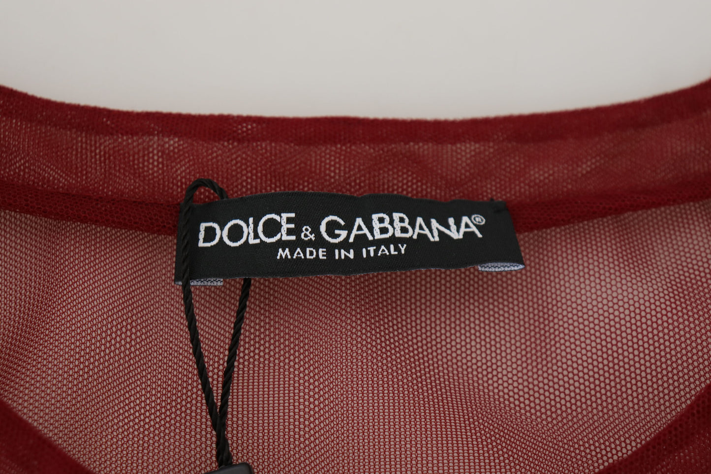 Платье мини-рубашки Dolce &amp; Gabbana бордового цвета – итальянская элегантность