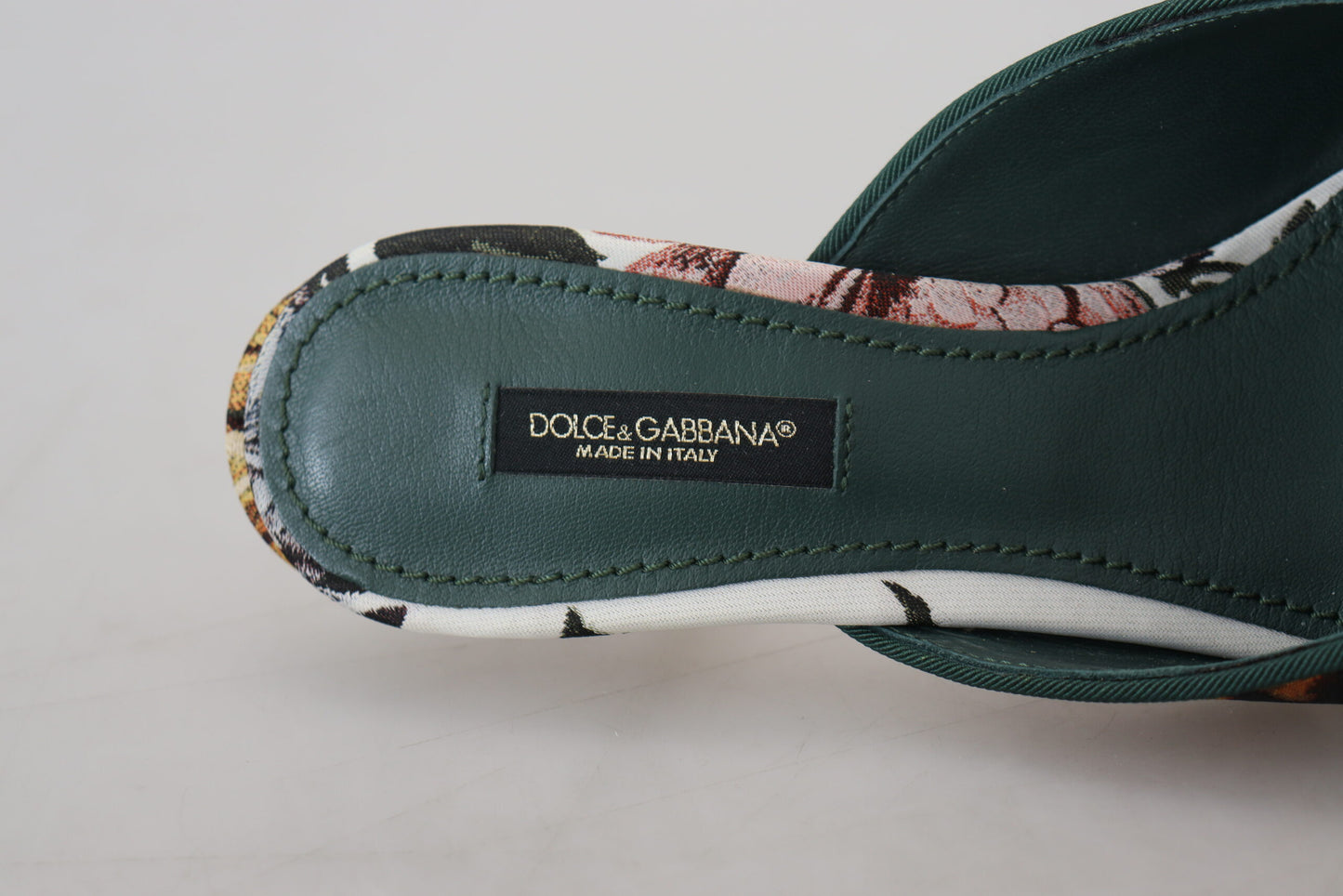 Sandali di lusso piatti multicolor Dolce &amp; Gabbana