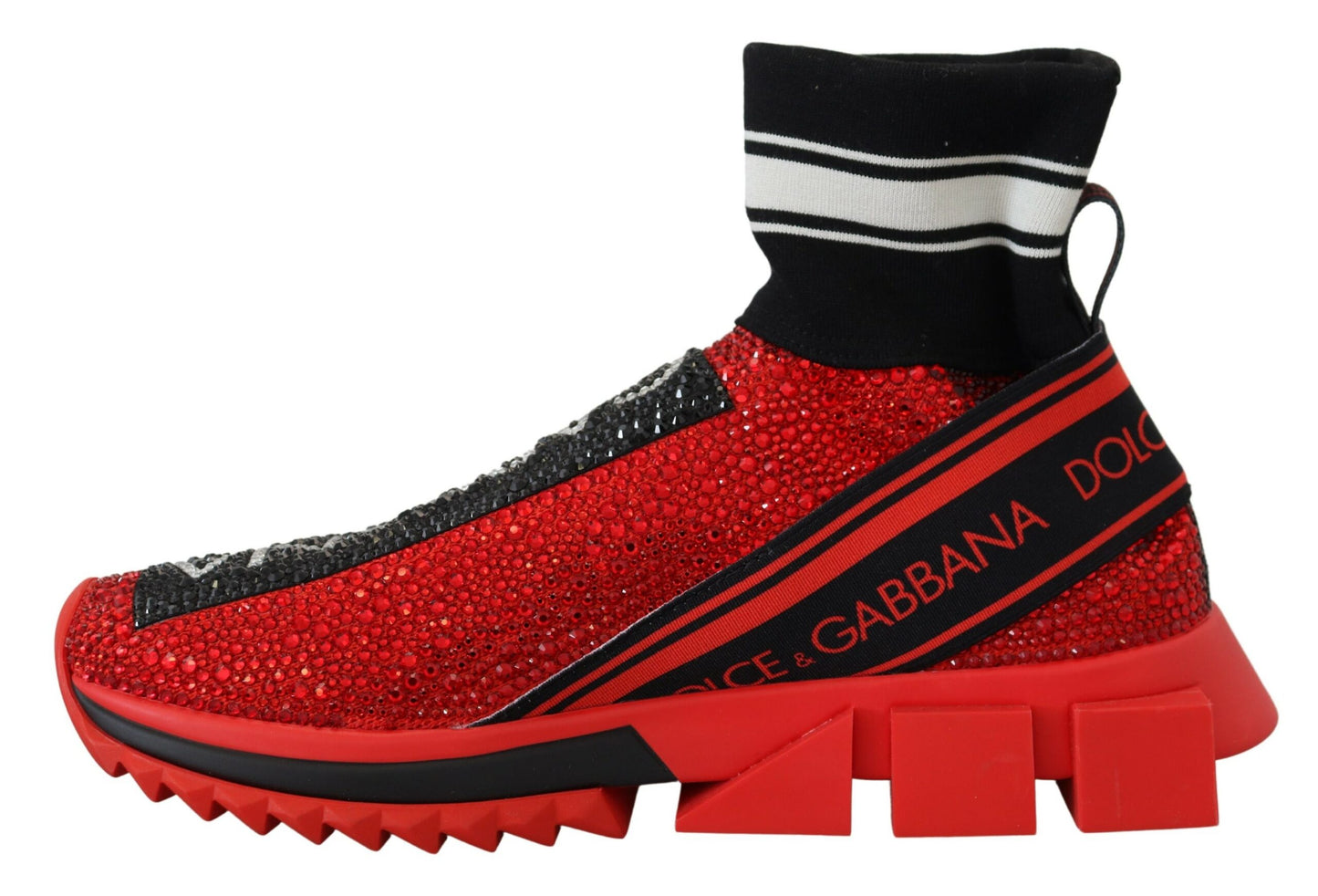 Dolce &amp; Gabbana Squisite sneakers slip-on rosse Sorrento