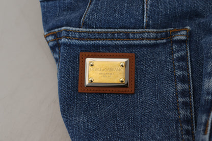 Dolce &amp; Gabbana Jeans eleganti blu a vita alta