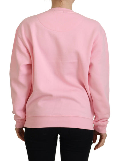 Maglione pullover a maniche lunghe rosa elegante Philippe Model