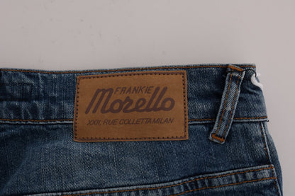 Frankie Morello Svelte Italian Denim - Синие джинсы узкого кроя