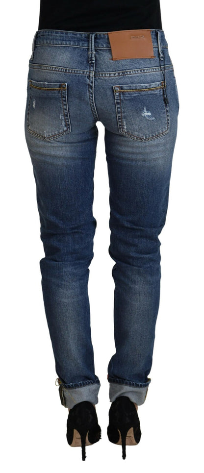 Jeans in denim Acht eleganti e skinny a vita bassa