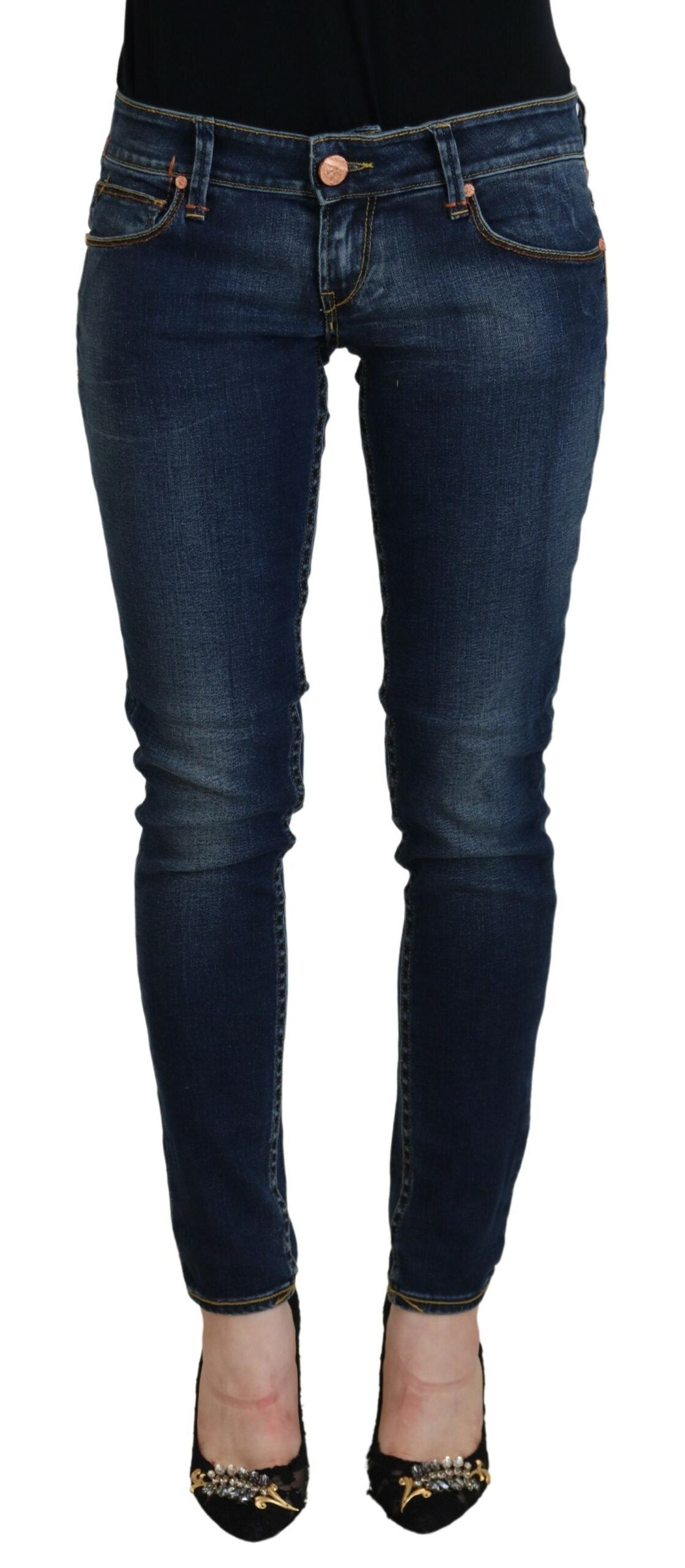 Denim skinny Acht Chic a vita bassa