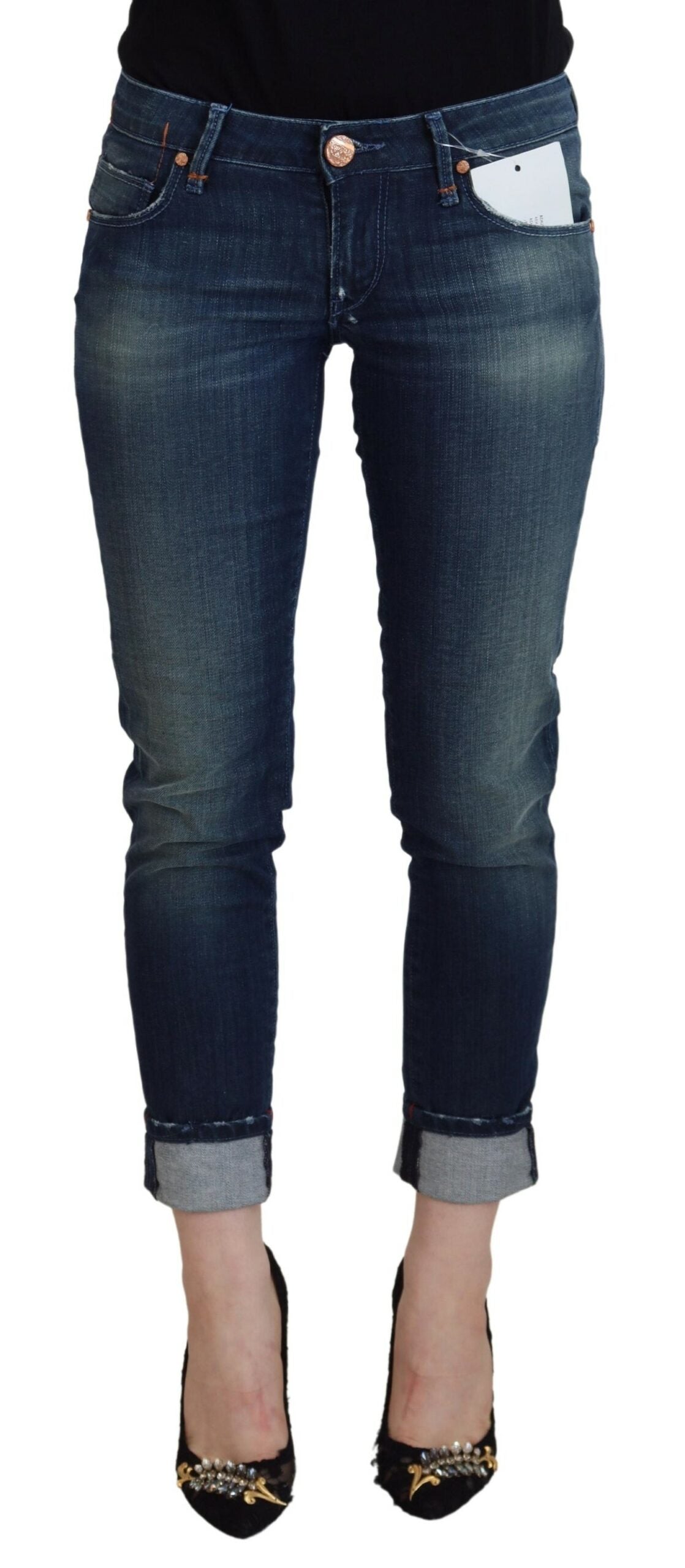 Jeans slim fit Acht Chic a vita bassa