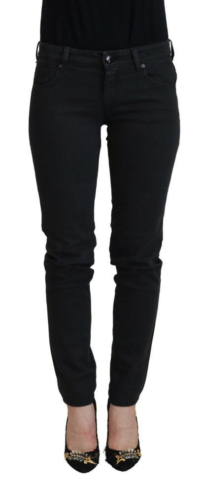 Ermanno Scervino Jeans skinny neri chic a vita bassa