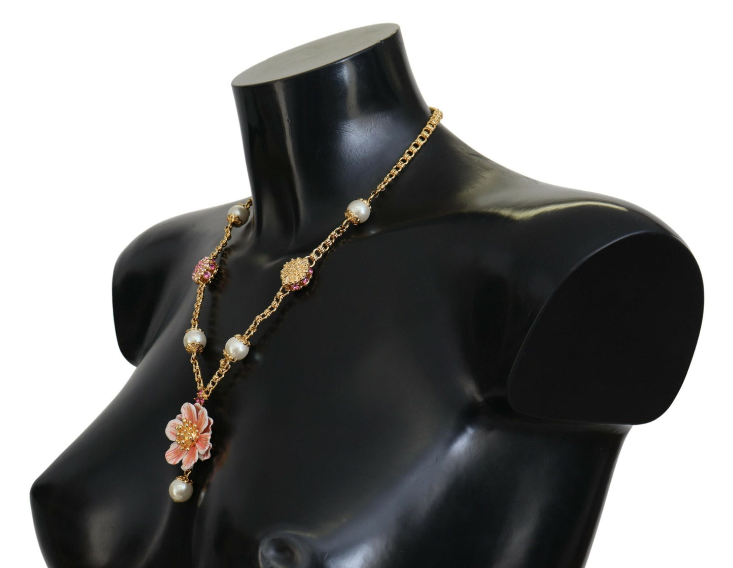 Dolce &amp; Gabbana Elegante collana con ciondolo floreale