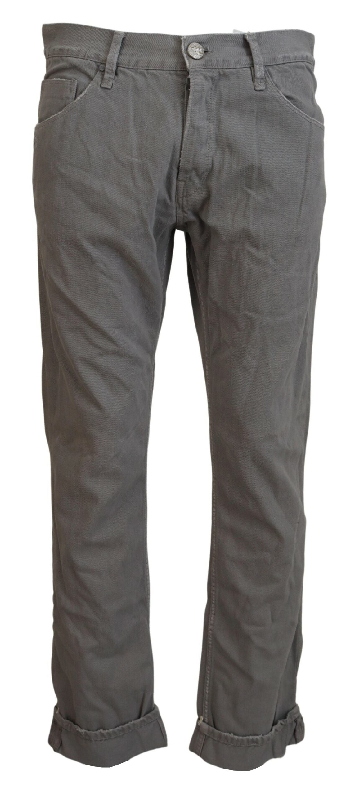 Jeans Acht eleganti e regolari in denim grigio