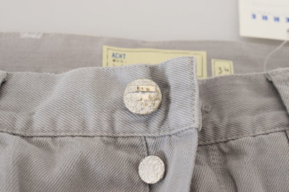 Jeans Acht eleganti e regolari in denim grigio