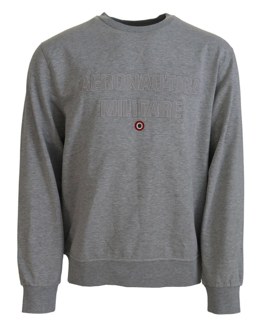 Maglione pullover elegante grigio Aeronautica Militare