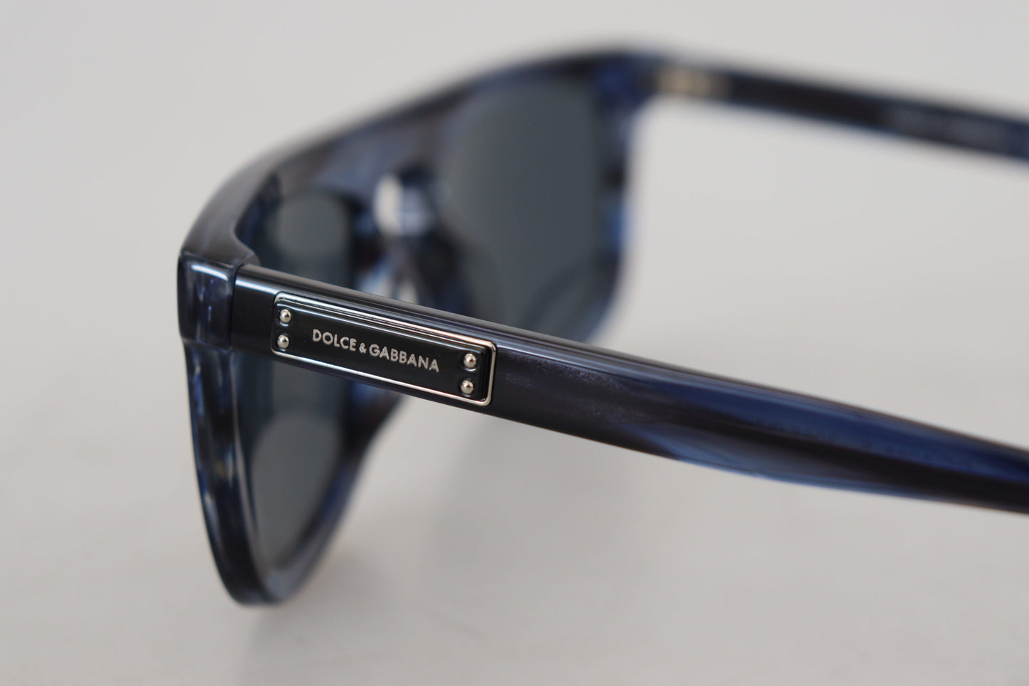 Dolce & Gabbana Elegant Blue Acetate Sunglasses