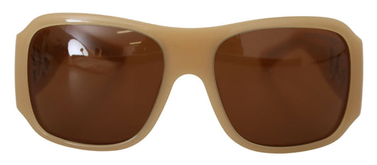 Dolce & Gabbana Elegant Cream Swarovski Sunglasses