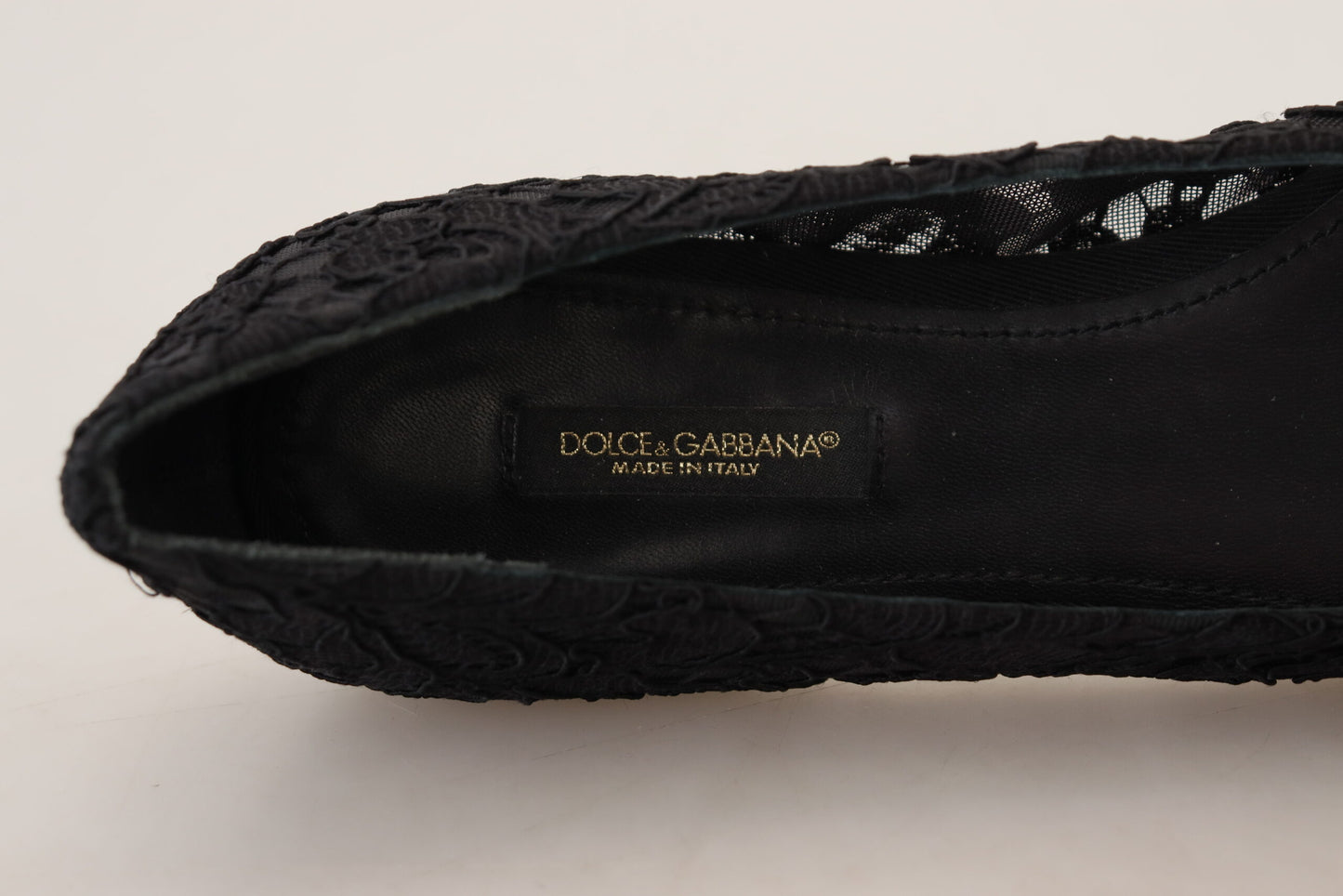 Dolce &amp; Gabbana Scarpe Vally piatte eleganti in pizzo floreale