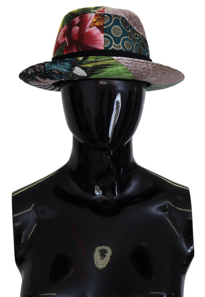 Dolce &amp; Gabbana Cappellino Fedora multicolore eclettico chic