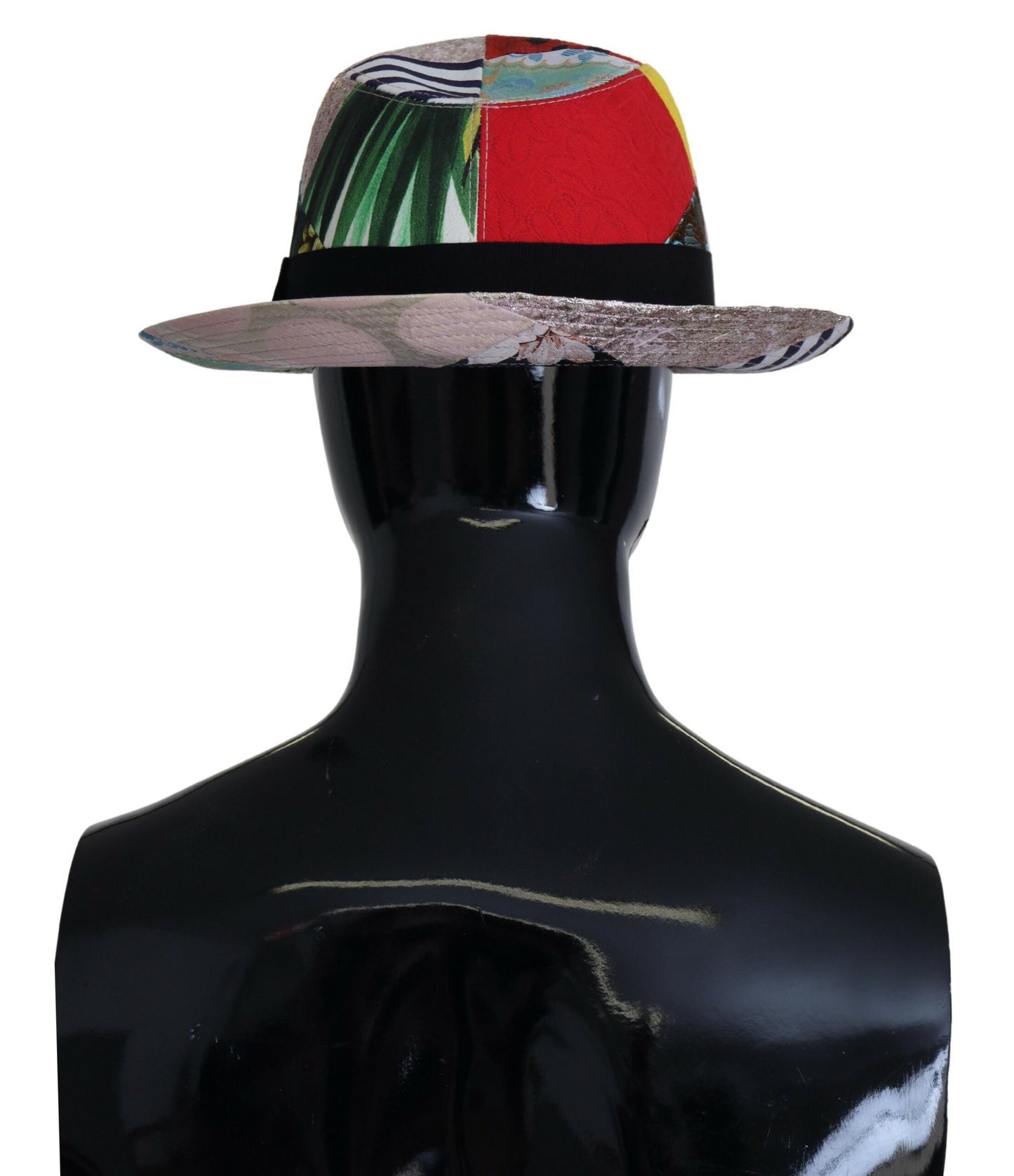 Dolce &amp; Gabbana Cappellino Fedora multicolore eclettico chic