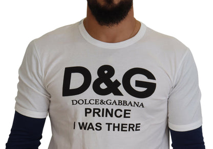 Dolce &amp; Gabbana Элегантный белый хлопковый пуловер-свитер