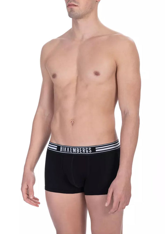 Bikkembergs Boxer Uomo Cotone Nero