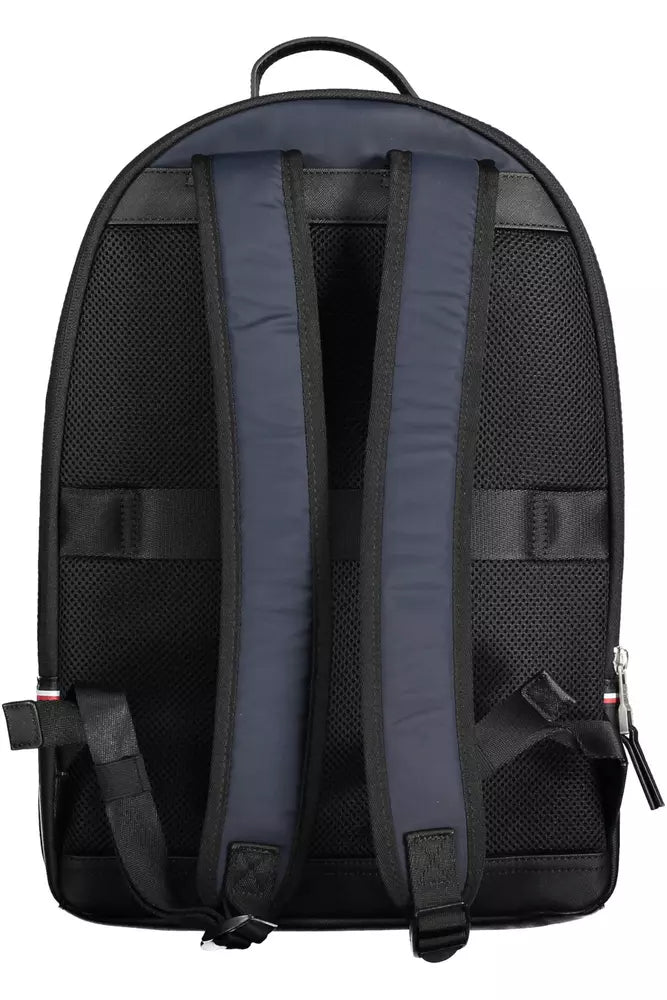 Tommy Hilfiger Blue Polyester Men Backpack