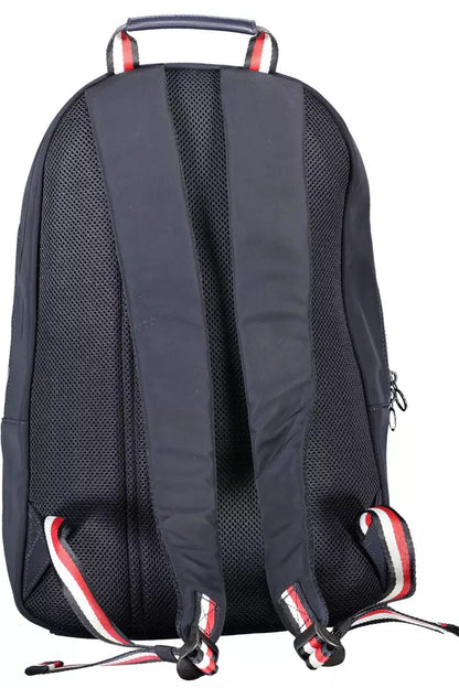 Tommy Hilfiger Blue Polyester Men Backpack