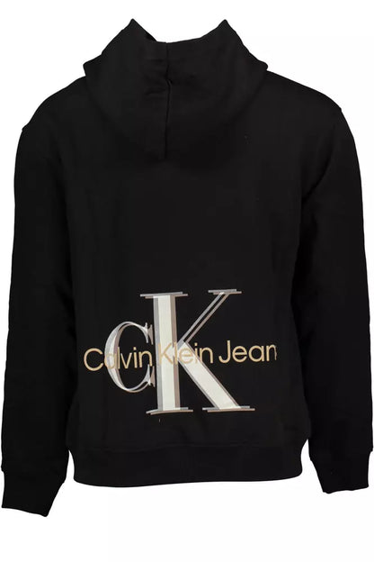 Calvin Klein Black Cotton Men Sweatshirt