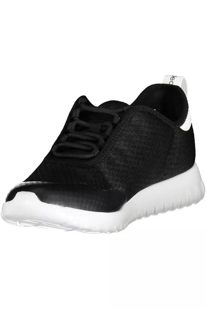 Calvin Klein Black Polyester Men Sneaker