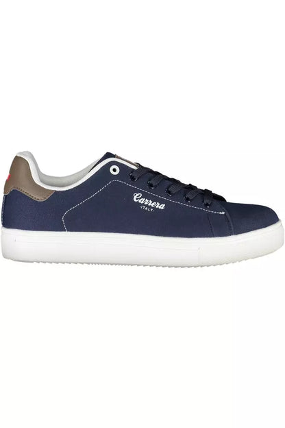 Sneakers Carrera eleganti blu con accenti in ecopelle