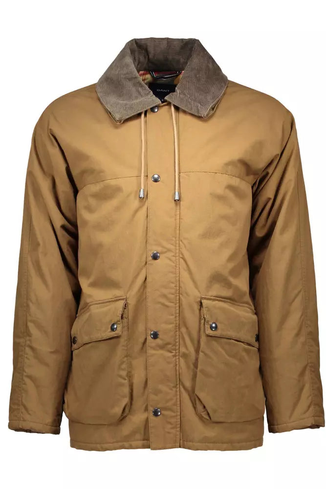 Gant Brown Cotton Men Jacket