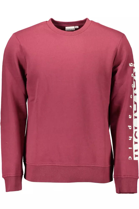 Maglione rosa in morbido misto cotone organico Napapijri