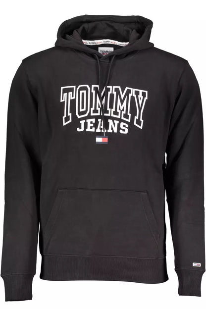 Tommy Hilfiger Black Cotton Men Sweater