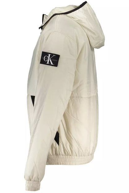 Calvin Klein Beige Polyester Men Jacket