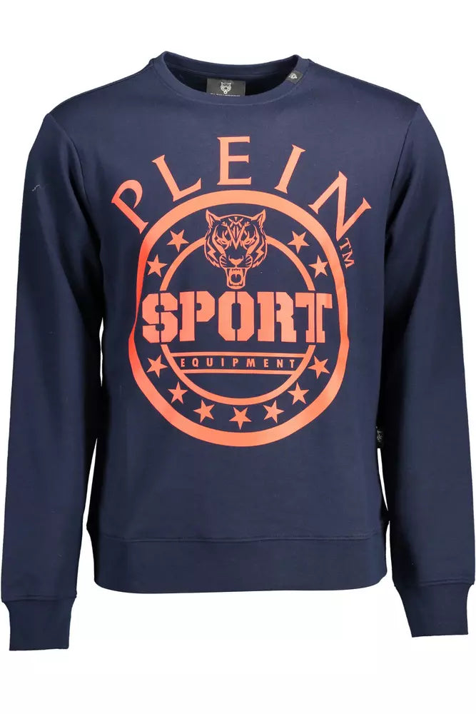 Plein Sport Athletic синяя толстовка с длинными рукавами