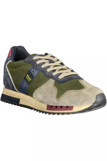 Scarpe da ginnastica sportive stringate Blauer Sleek verde