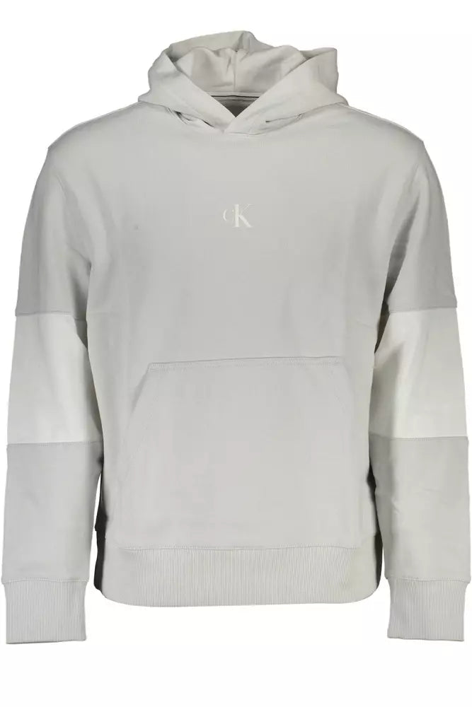 Calvin Klein Gray Cotton Men Sweater