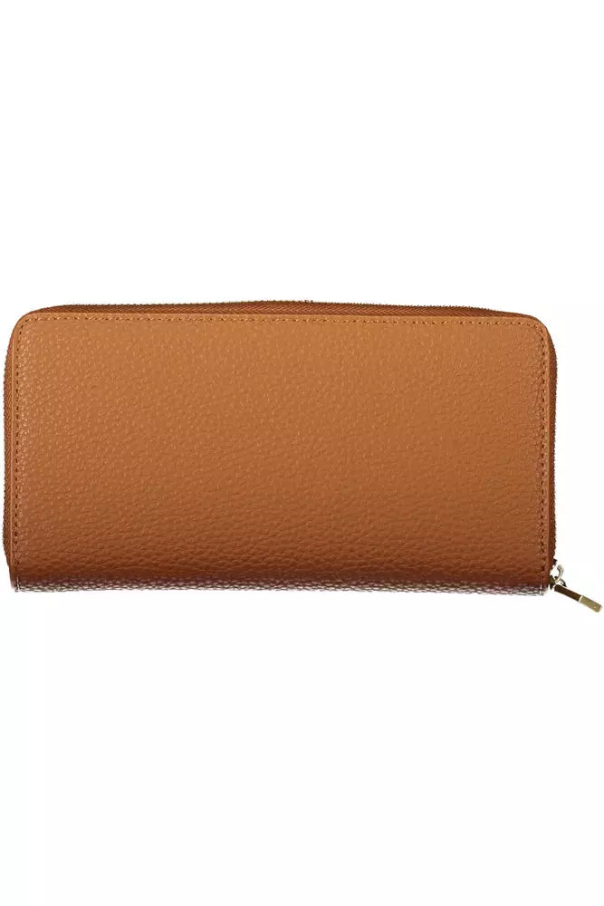 Calvin Klein Brown Polyester Women Wallet