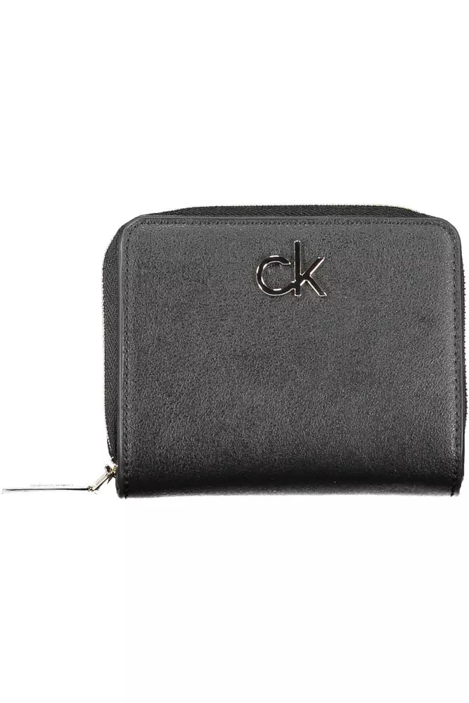 Calvin Klein Black Polyvinylchloride Women Wallet